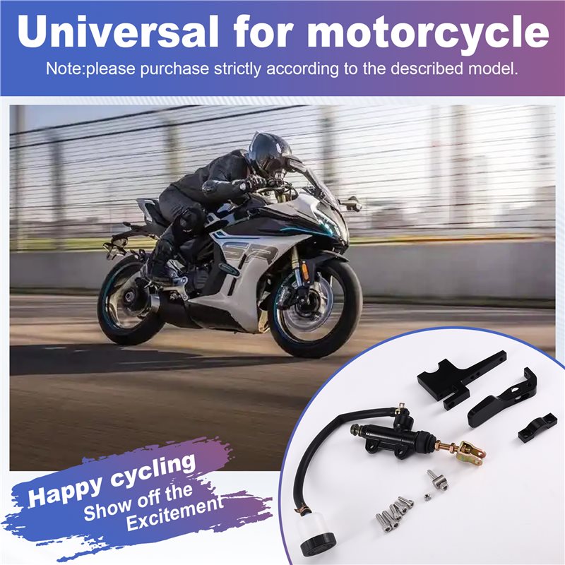 WF-Motorcycle Rear Master Pump - Motorcycle Thumb Brake System Kit review and price